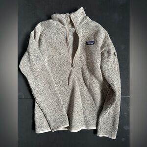 Patagonia Better Sweater Quarter Zip - Small Birch